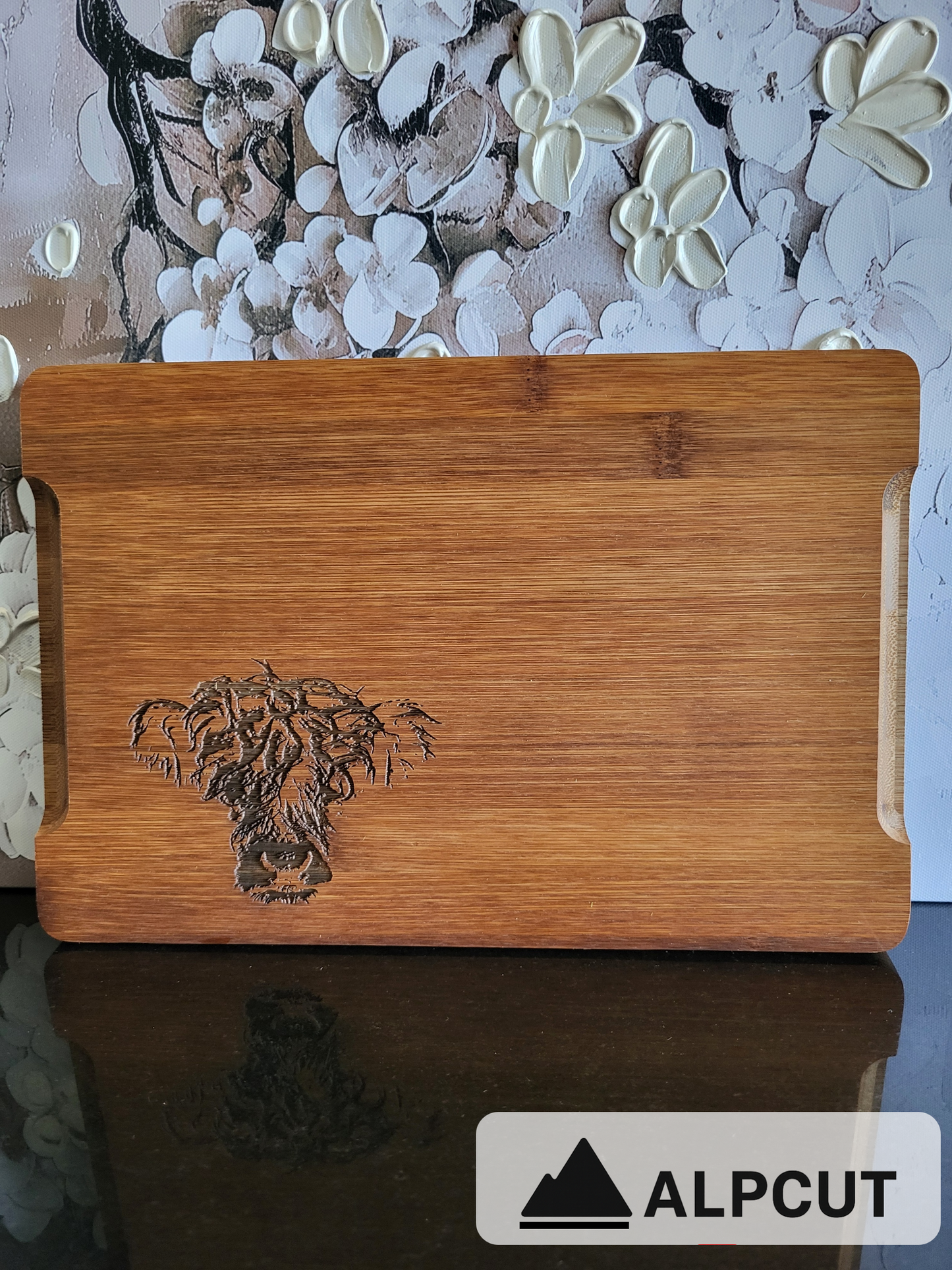 Holzbrett Hochland-Rind (Bambus)