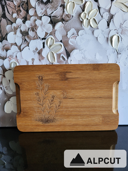 Holzbrett_Blumen_Vorderseite_Alpcut