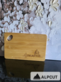 Holzbrett Thun Schriftzug (Bambus)