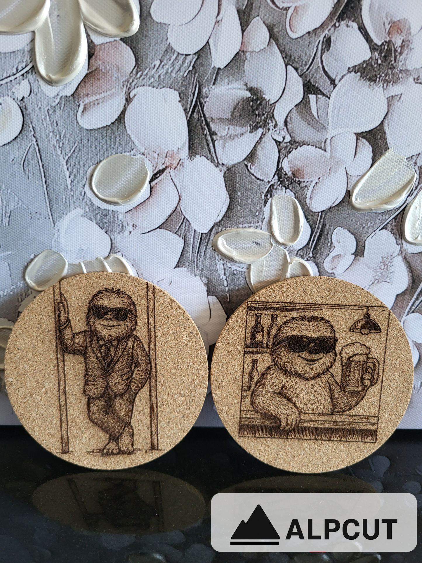 Untersetzer Set Yeti (Kork)
